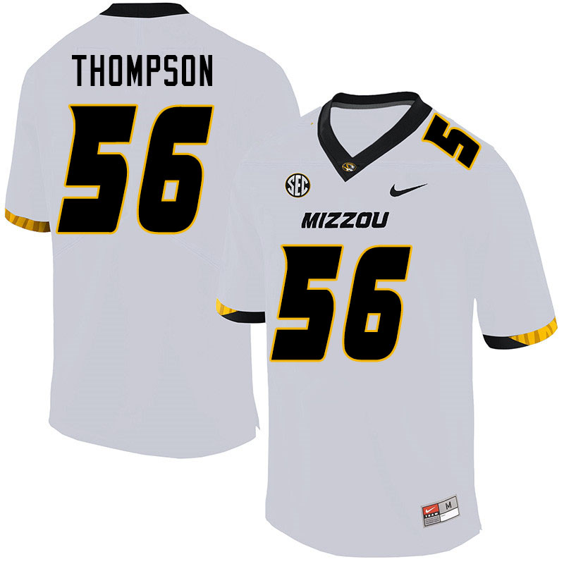 Men #56 Antar Thompson Missouri Tigers College Football Jerseys Sale-White - Click Image to Close